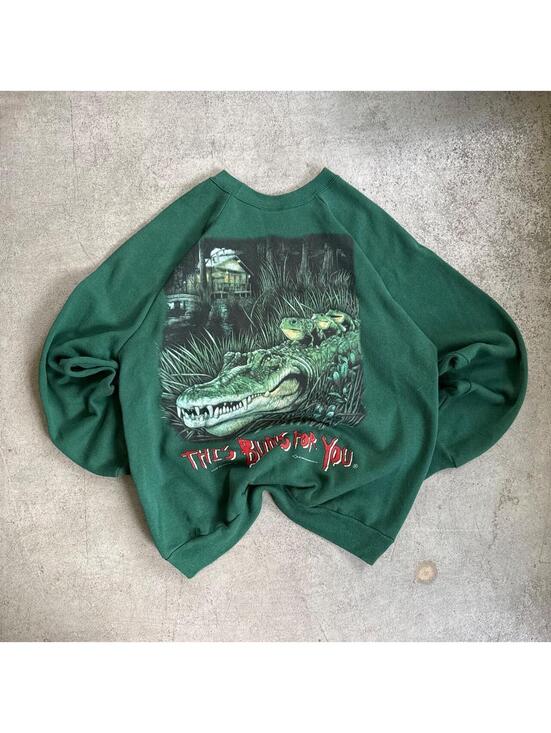 Budweiser Other - Vintage 90s Budweiser Crocodile “This Buds for you” Crewneck Sweatshirt